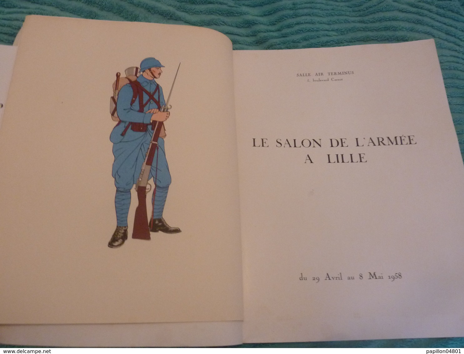 Le Salon De L'armee A Lille 30 Avril-8 Mai 1958 ART PEINTURE MILITAIRE - Francia