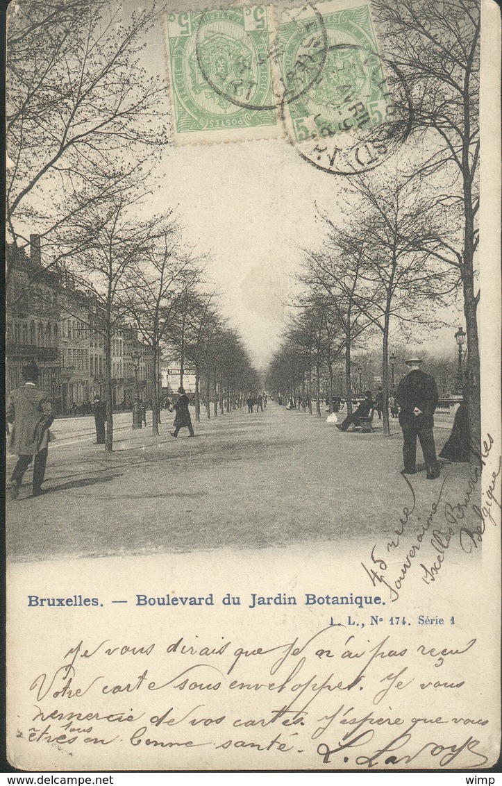 Bruxelles : Bd Du Jardin Botanique - Bossen, Parken, Tuinen