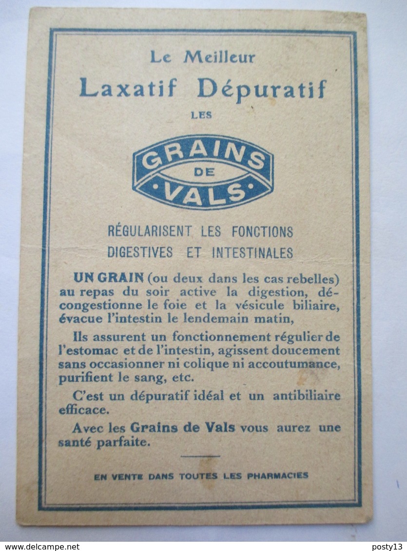 Chromos  GRAINS De VALS  -  Laxatif Dépuratif - TBE - Other & Unclassified