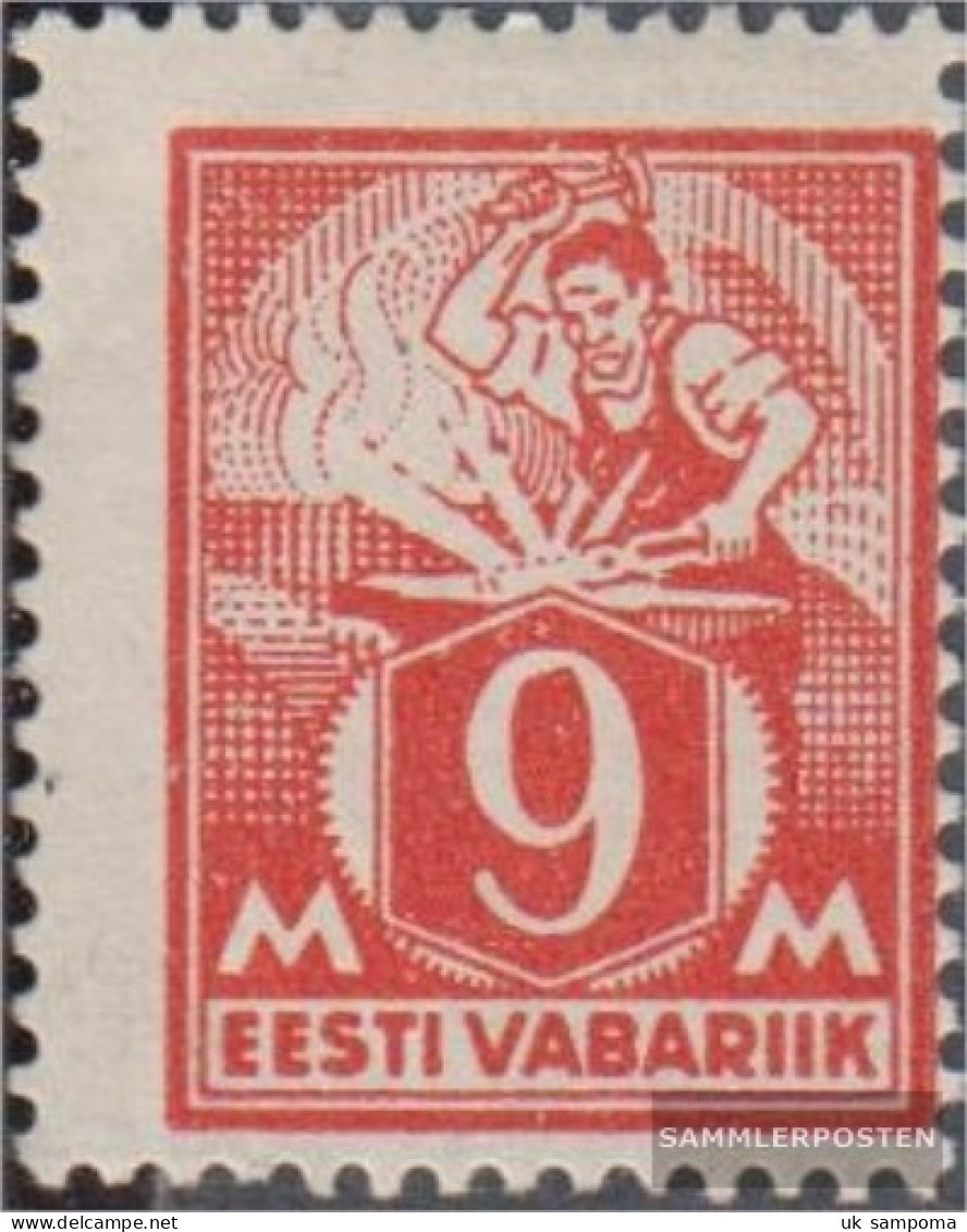 Estonia 38A Unmounted Mint / Never Hinged 1922 Clear Brands: Craftsman - Estonia