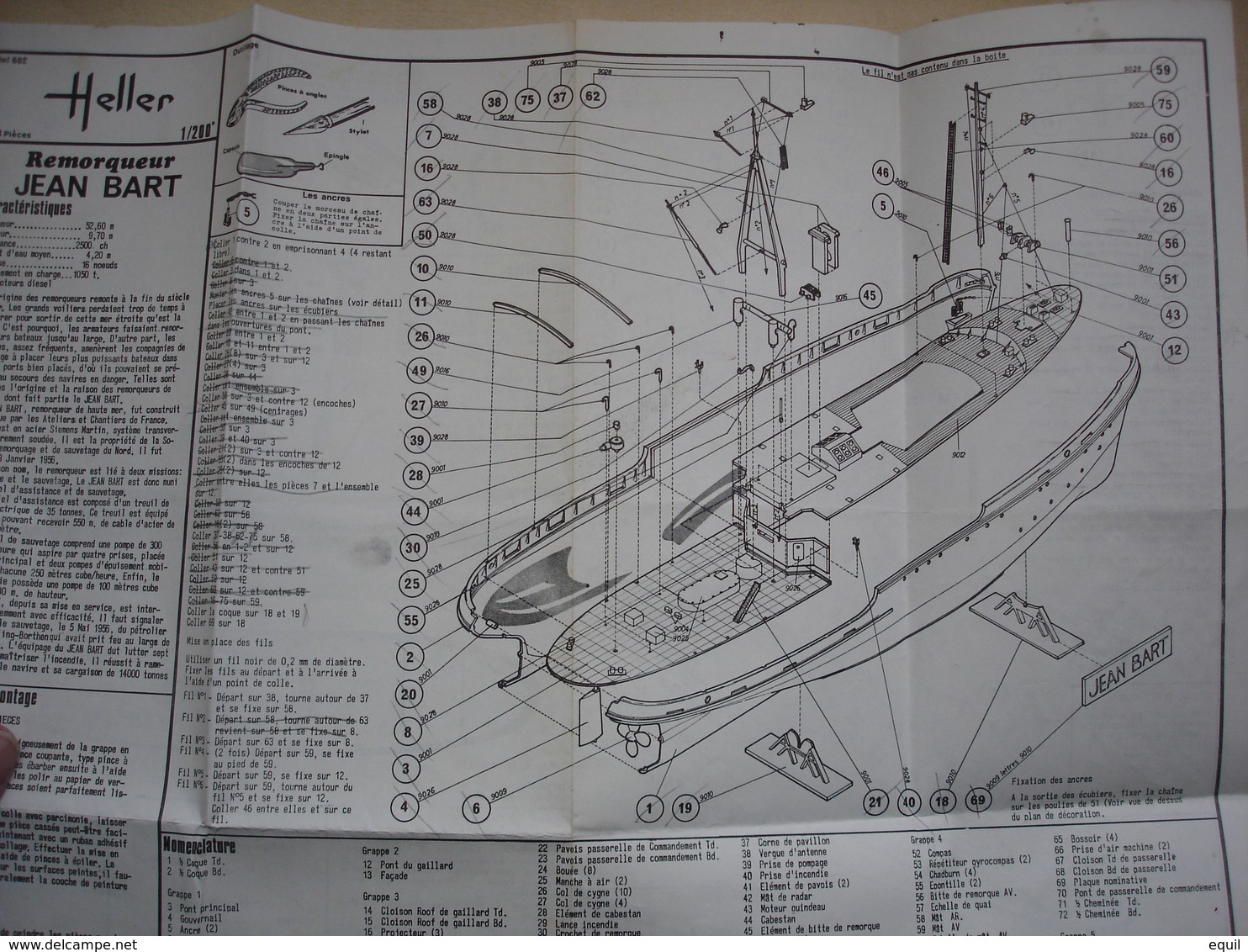 Sept Plans De Maquettes De Bateaux Militaire Et Commerce - Boats