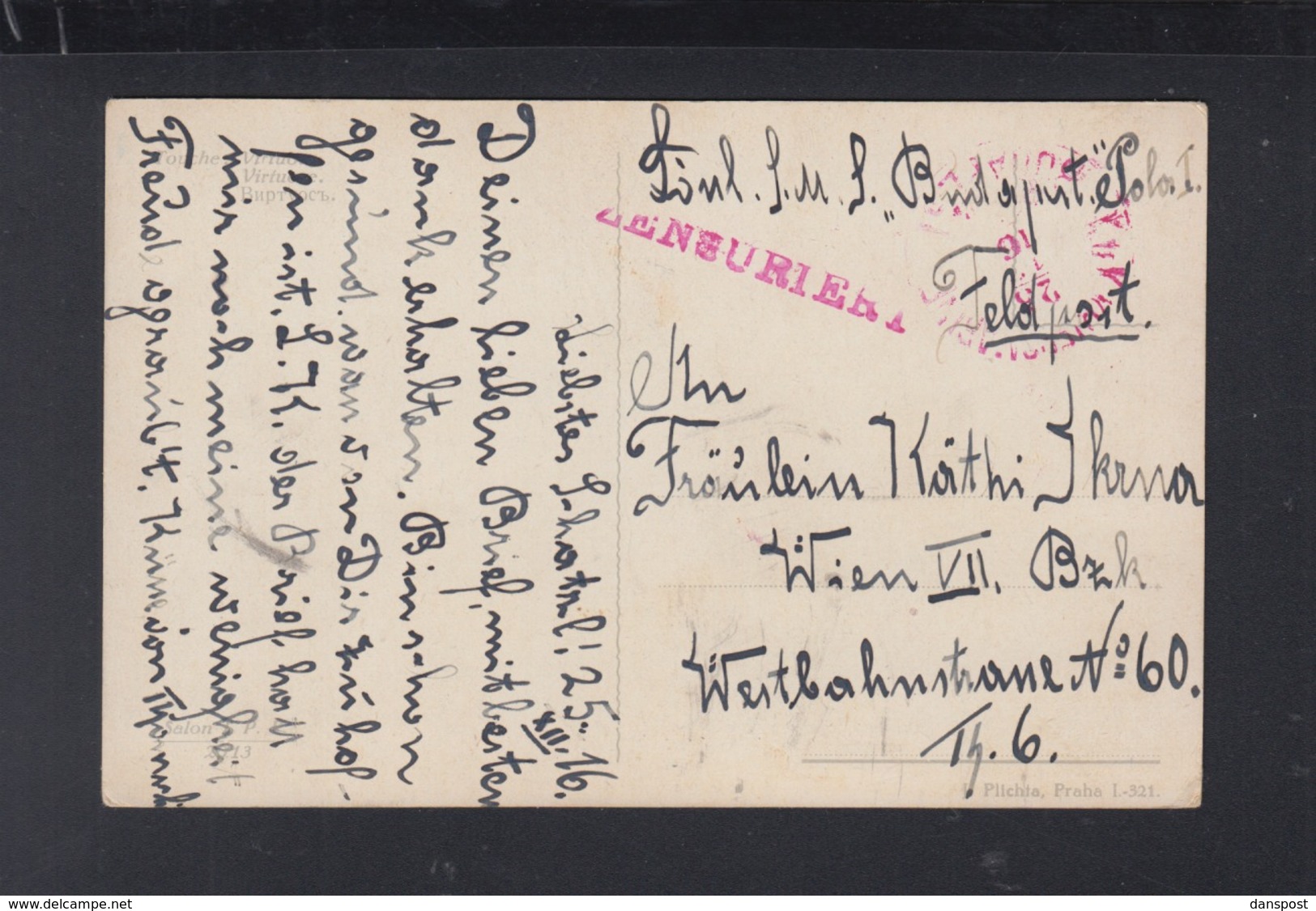 KuK Feldpost SMS Budapest Pola 1916 - Briefe U. Dokumente