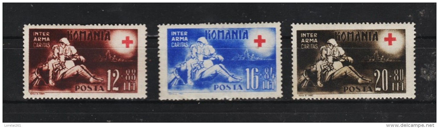 1943 - CROIX - ROUGE  Mi No 757/759  MNH - Ungebraucht