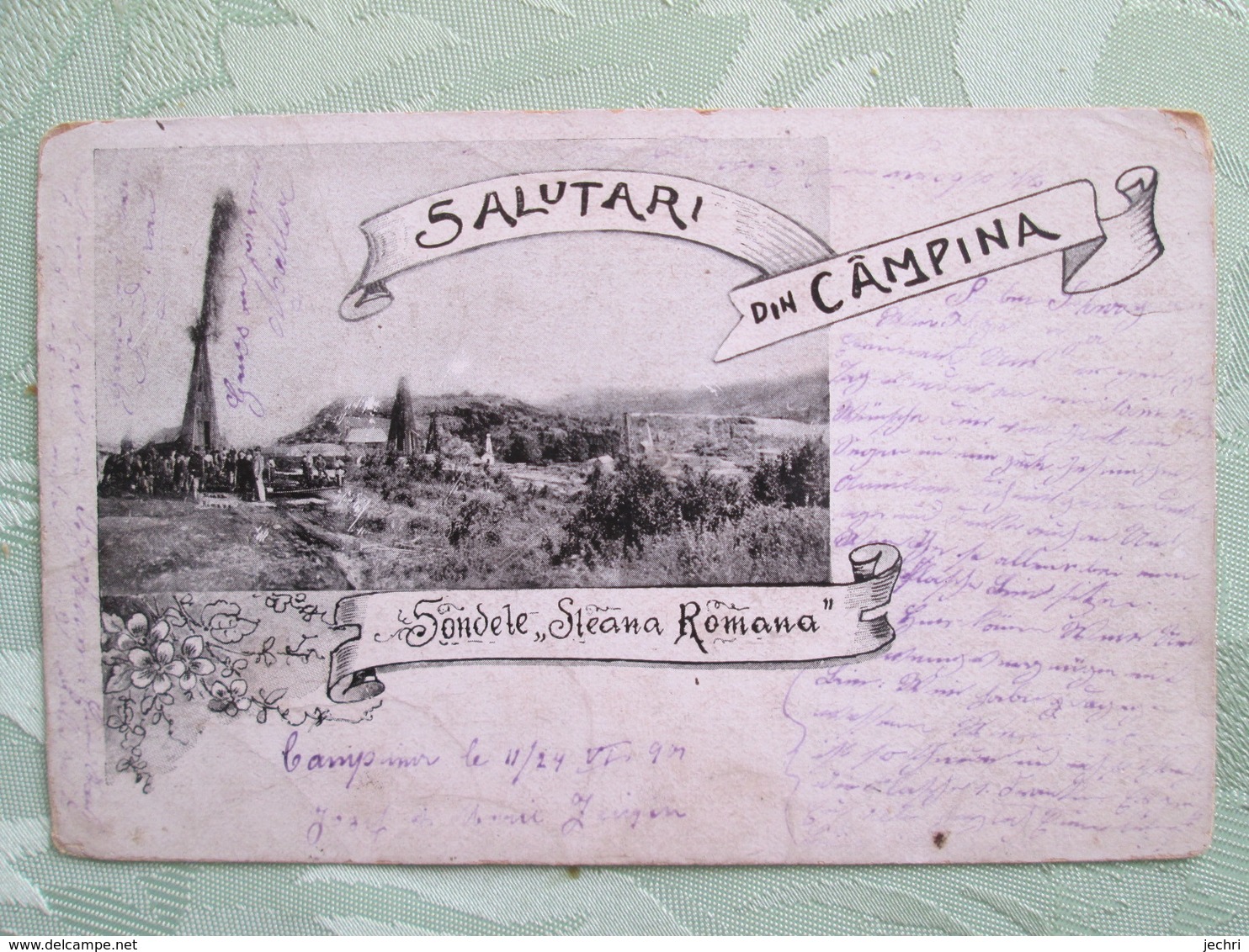 Salutari Din Campina  1901 . Rare - Roumanie