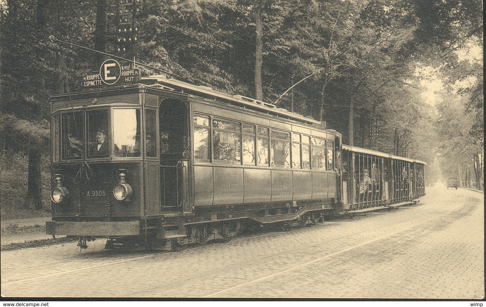 Uccle : Place Rouppe Vers Espinette Par La Chée De Waterloo  TRAM - Ukkel - Uccle