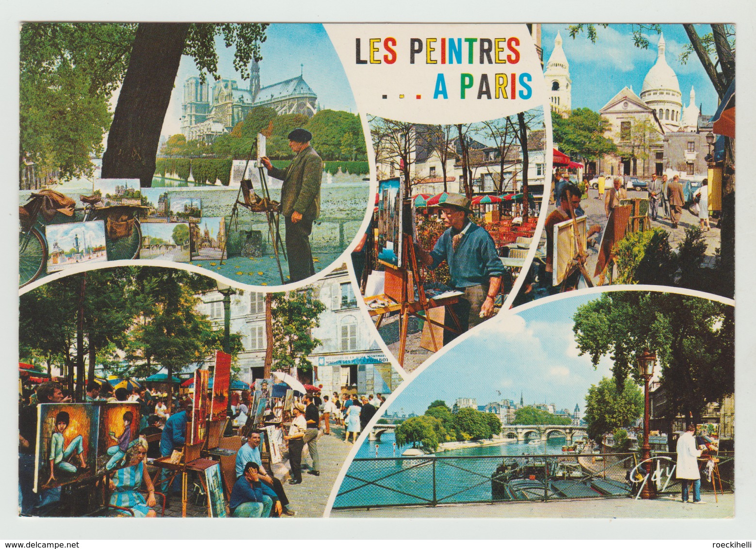 20.5.1977  -  AK/CP/Postcard -  Frankreich/Paris - Mehrbildkarte  - O Gestempelt, Gelaufen - Siehe Scans (fr 9072) - Mehransichten, Panoramakarten