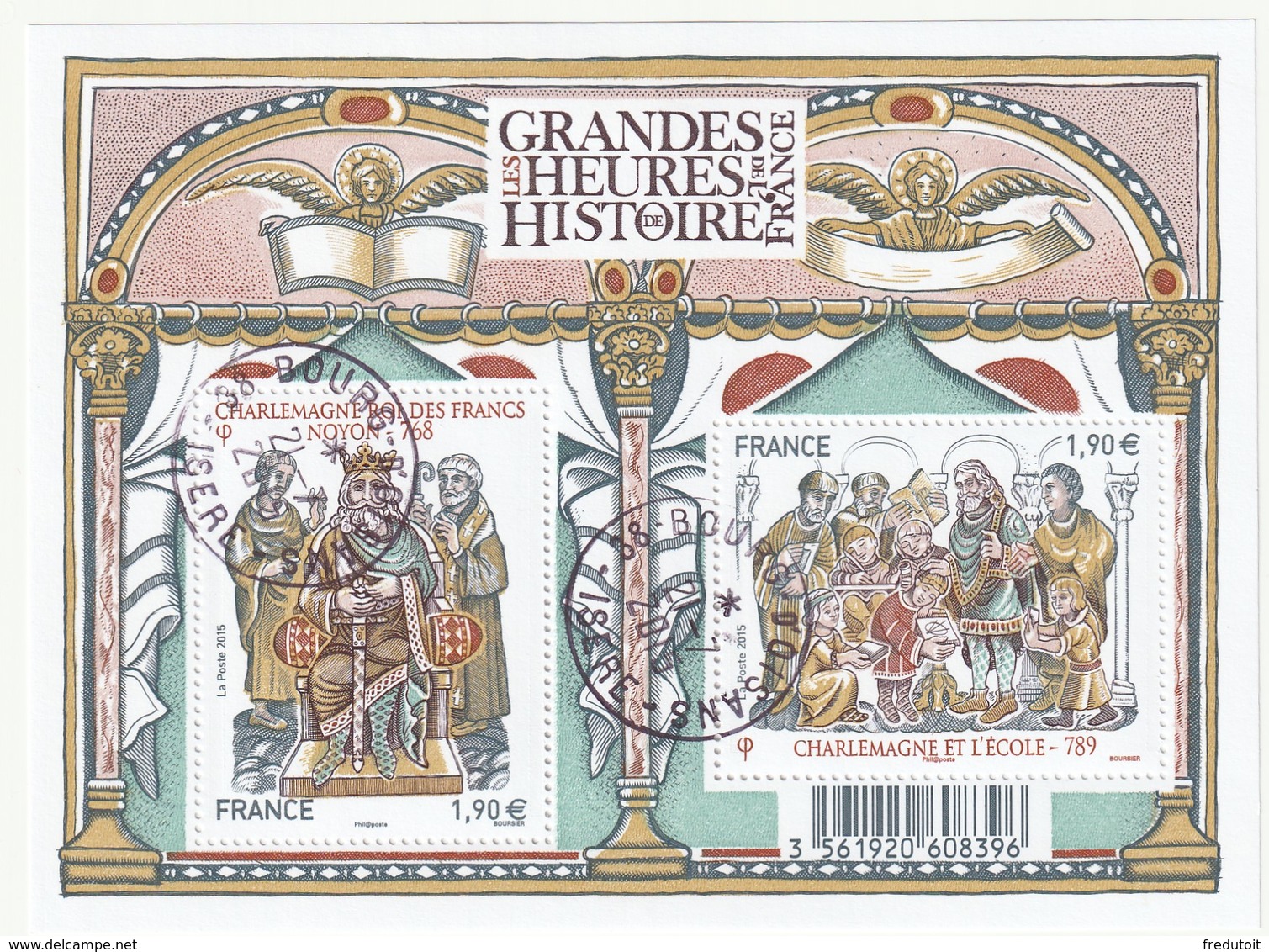 FRANCE - 2015 - BLOC  N° F4943  Obl - Les Grandes Heures De L'histoire De France IV - Oblitérés