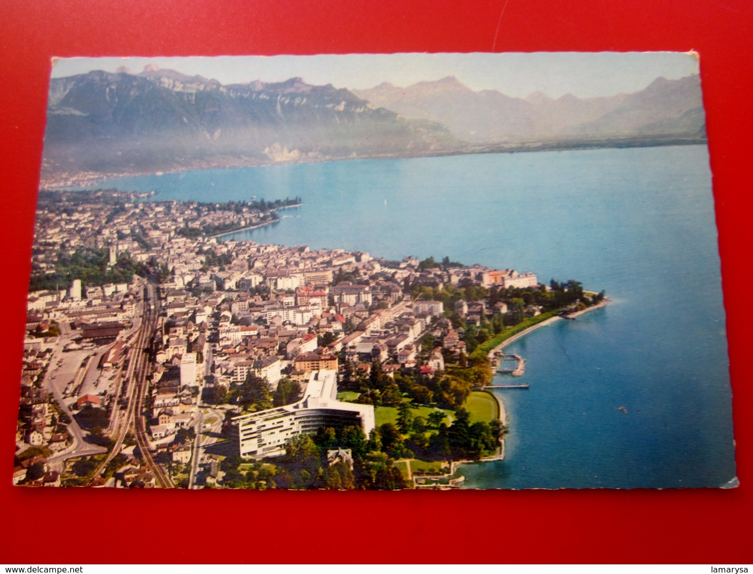 VEVEY  LE BÂTIMENT Nestlé La Ville Et Les Dents Du Midi CPSM Carte Postale Europe  Belgique éditions JAEGER - Sonstige & Ohne Zuordnung