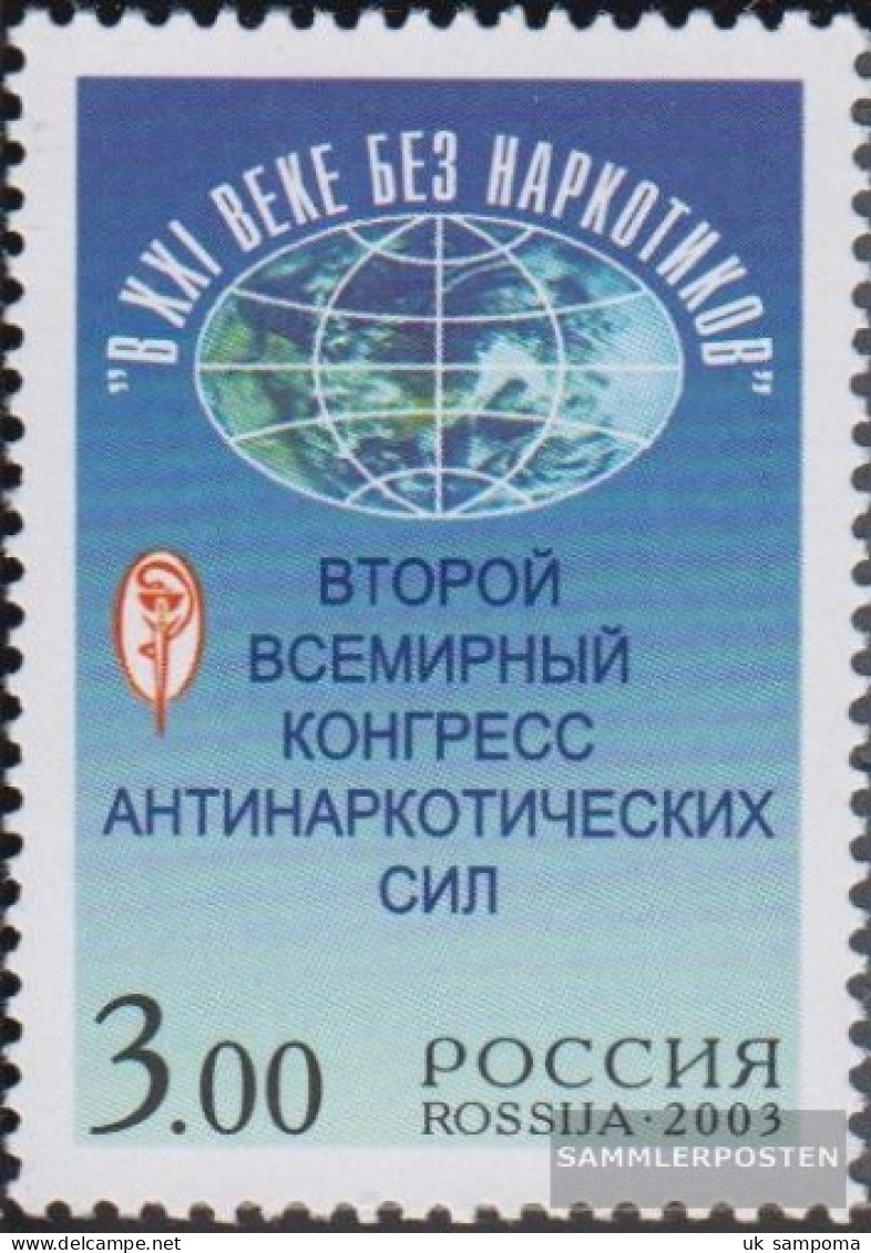 Russia 1091 (complete Issue) Unmounted Mint / Never Hinged 2003 Antidrogenkongress - Unused Stamps