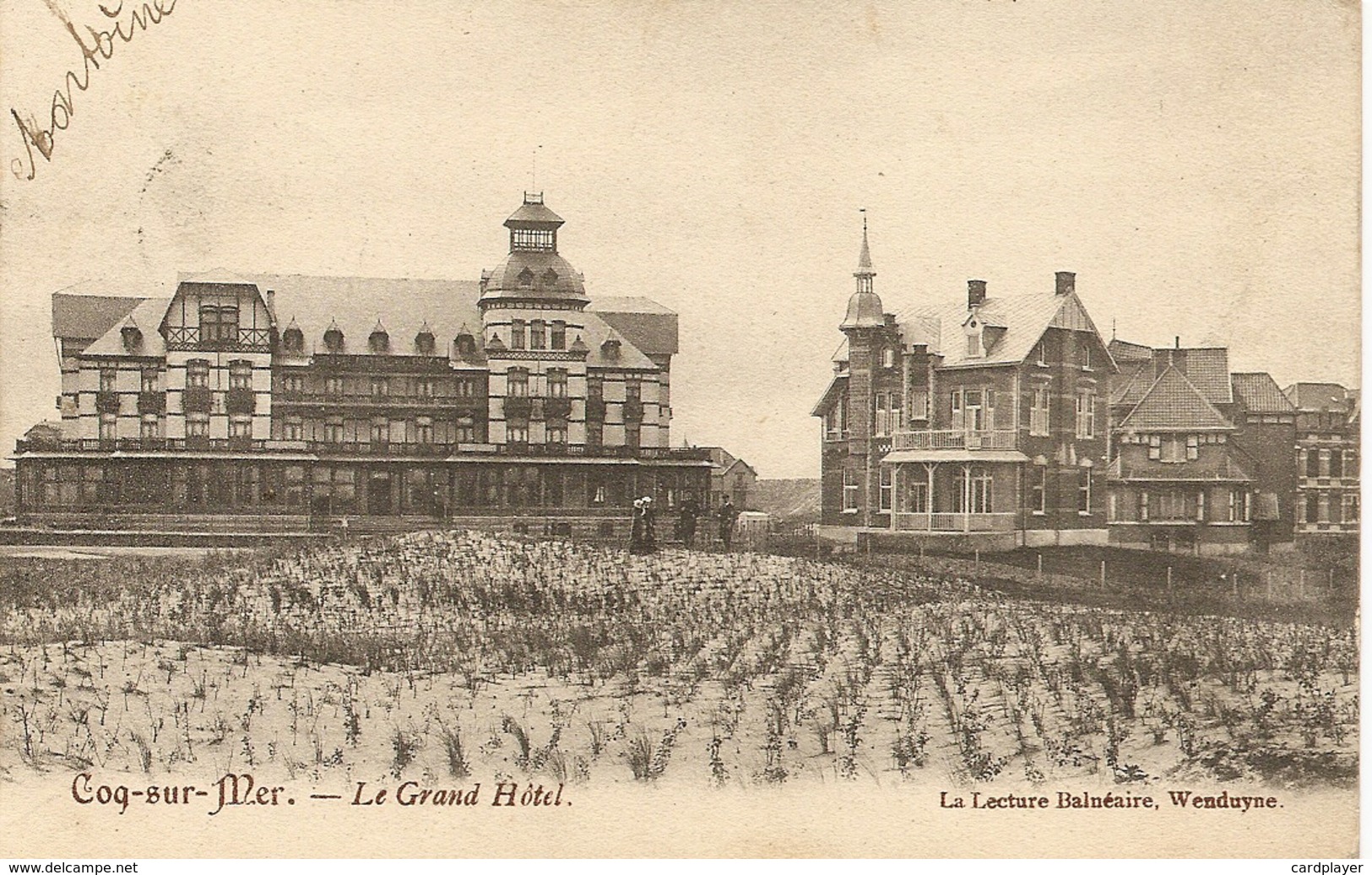 DE HAAN - Coq-sur-Mer - Le Grand Hôtel Et L'environnement - Petite Animation - Edit.La Lecture Balnéaire - 1905 - De Haan