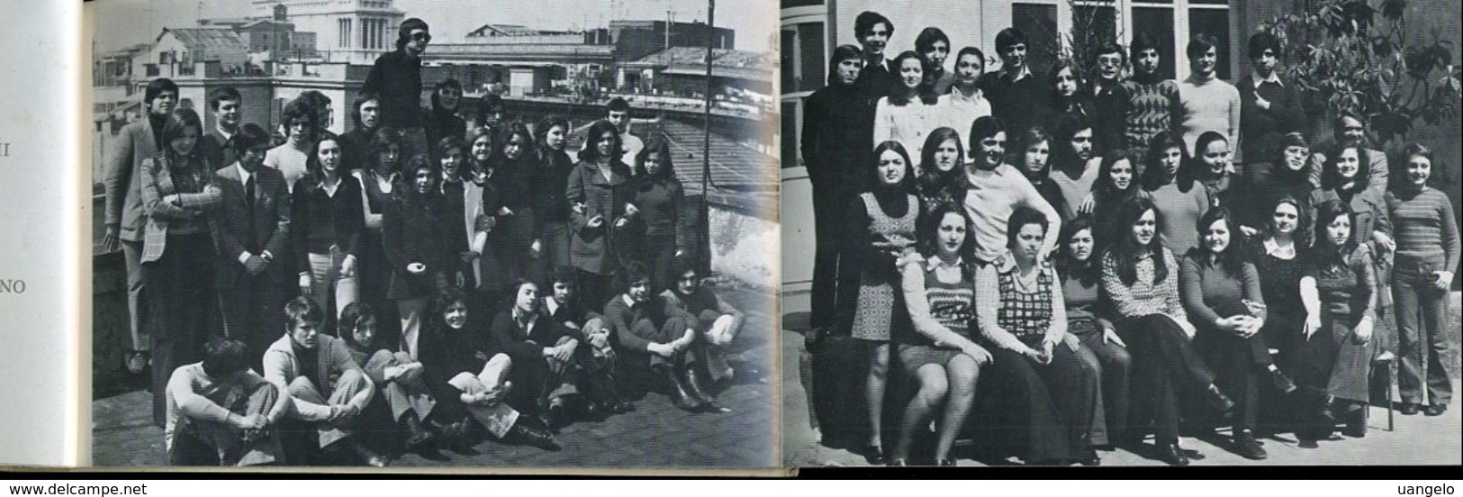 V3 NOI " MICHELANGIOLO " 1972 - 73  FOTO E NOMI DEGLI ALUNNI (  Istituto Tecnico Commerciale Via Cavour 258 Di Roma ) - Diplomas Y Calificaciones Escolares