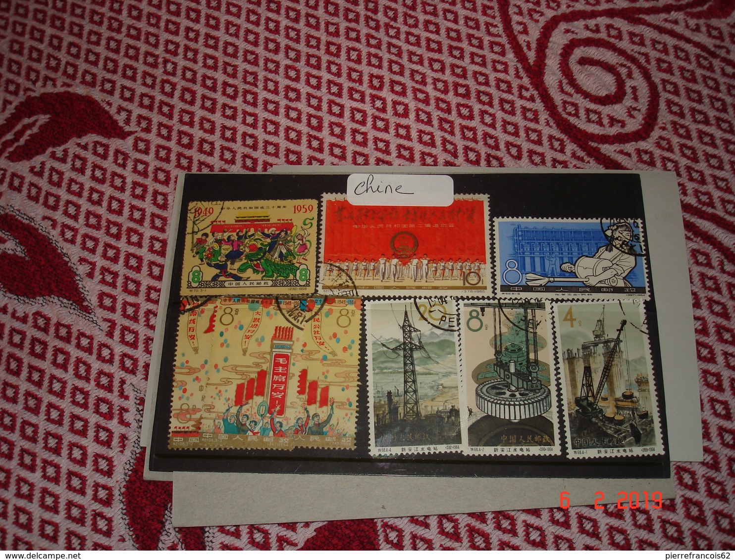 TIMBRES OBLITERES DE CHINE - Collections (without Album)