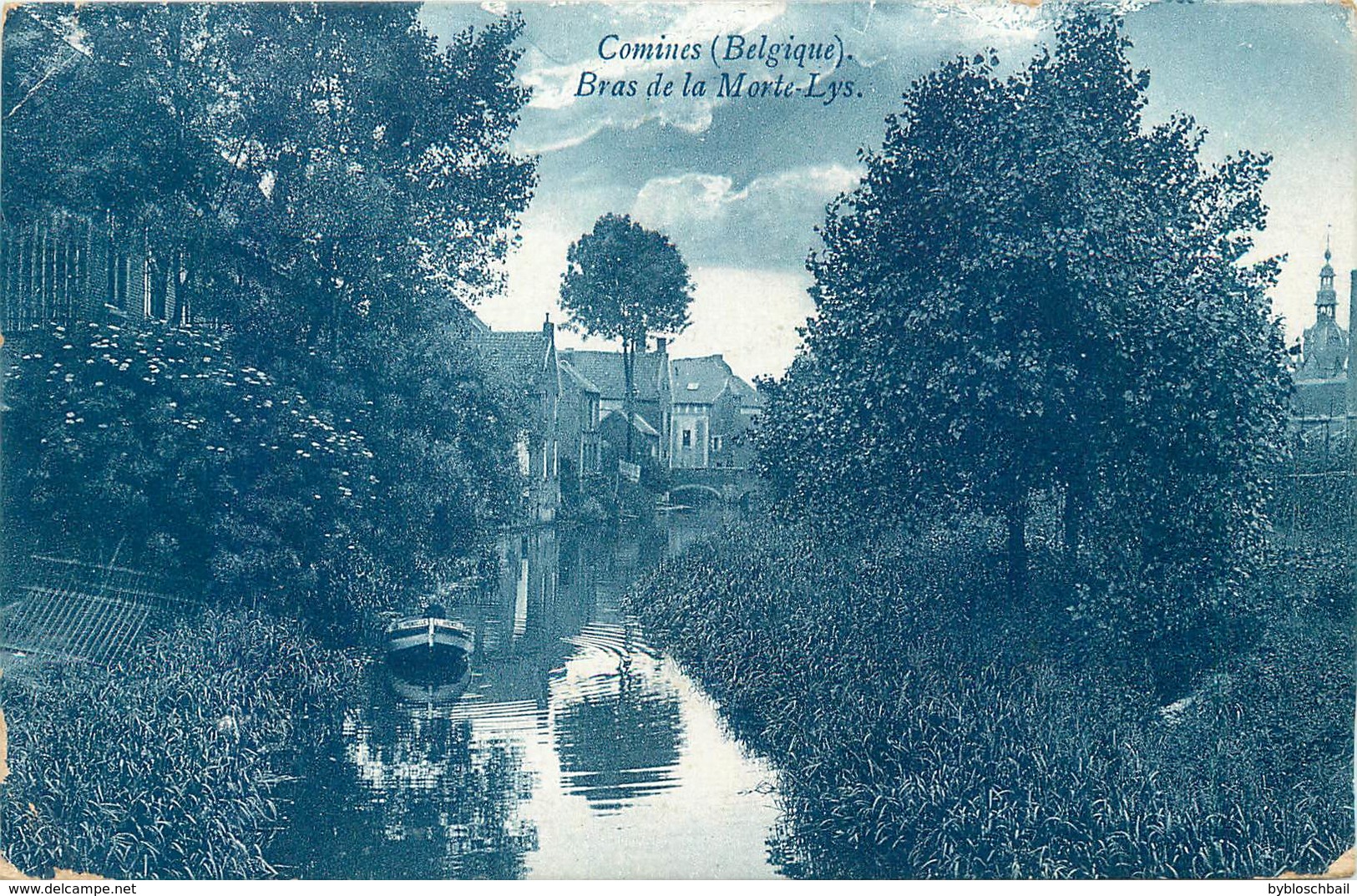 CPA Belgique Hainaut Comines-Warneton Komen-Waasten Bras De La Morte Lys 1910 - Comines-Warneton - Komen-Waasten