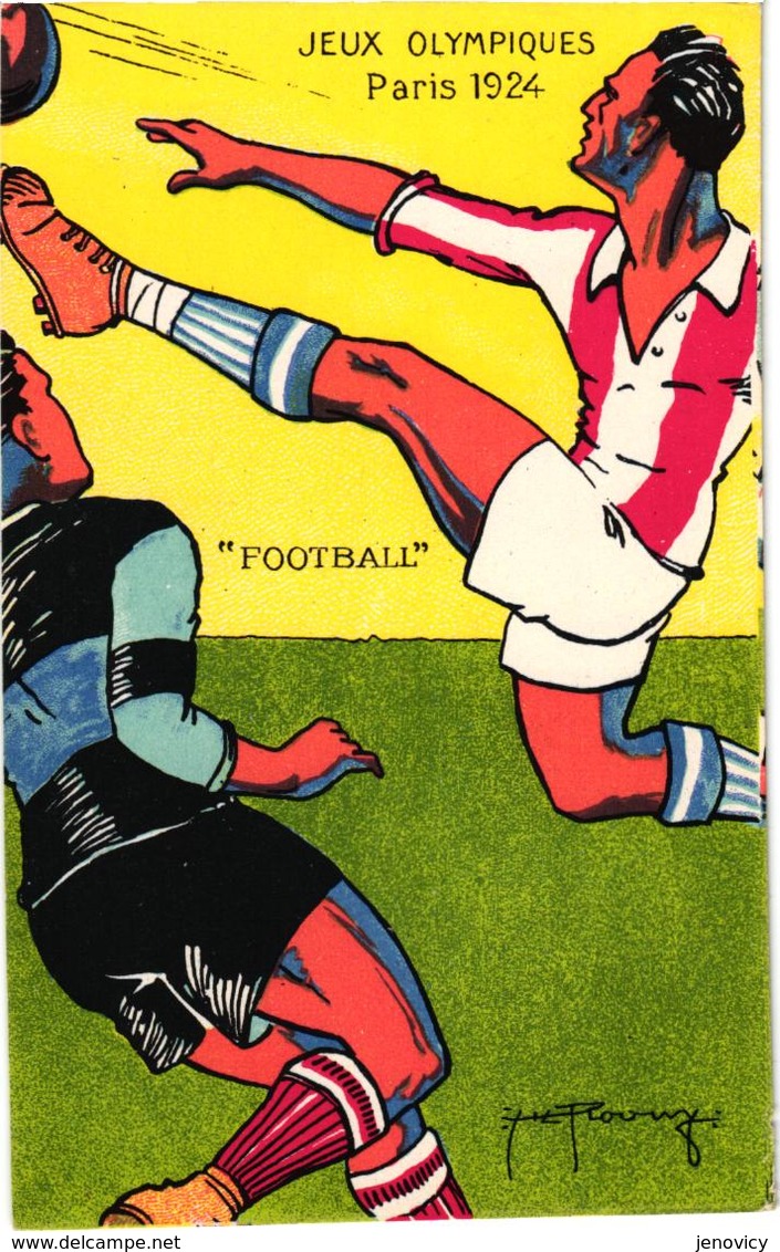 JEUX OLYMPIQUES DE PARIS 1924"FOOTBALL" REF 58850A - Giochi Olimpici