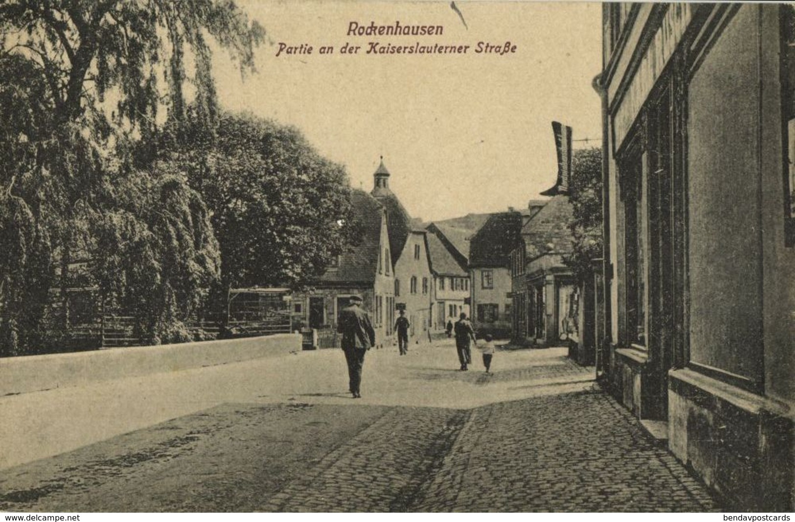 ROCKENHAUSEN, Partie An Der Kaiserslauterner Strasse (1919) AK - Rockenhausen