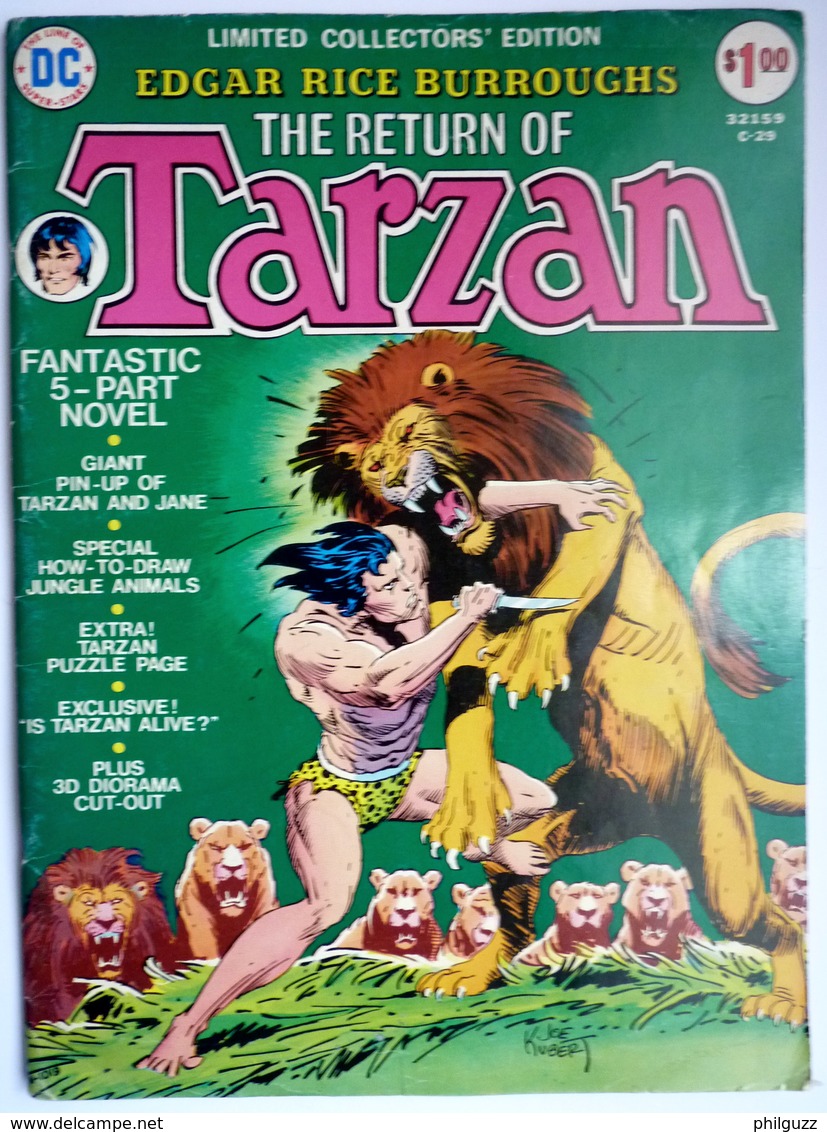 RECIT COMPLET Comics DC Limited Collectors' Edition (1974) - The Return Of Tarzan - Marvel