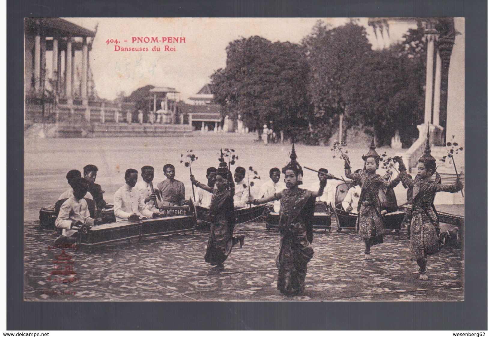 CAMBODGE Pnom- Penh Danseuses Du Roi Ca 1910 OLD POSTCARD - Kambodscha