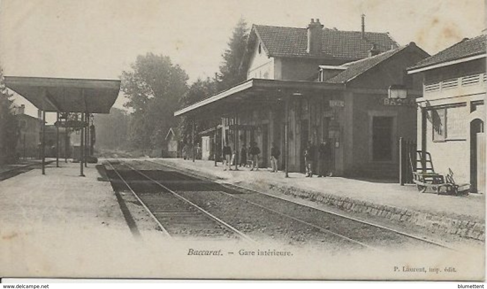 CPA Chemin De Fer La Gare De BACCARAT 54 - Baccarat