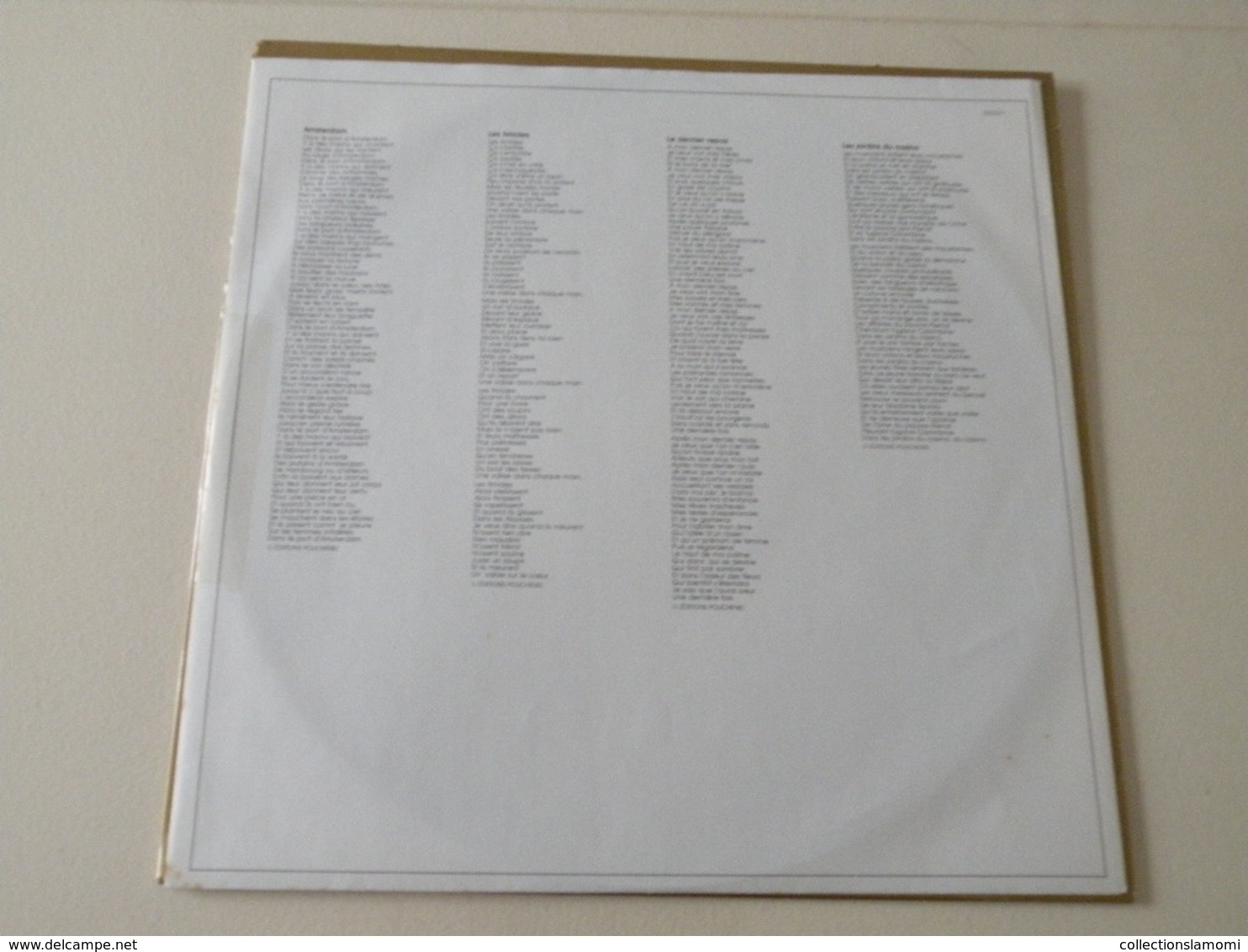 Jacques Brel à L'Olympia En Public 1964 -(Titres Sur Photos)- Vinyle 33 T LP (Barclay) - Autres - Musique Française