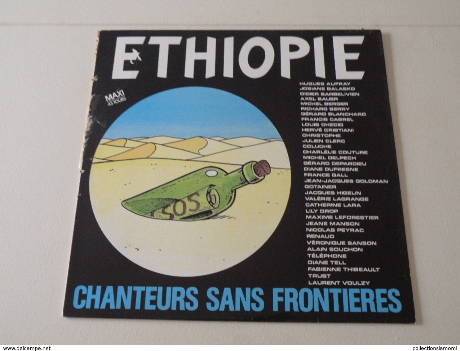 Éthiopie, Chanteurs Sans Frontières -(Titres Sur Photos)- Vinyle 45 T Maxi Single - 45 T - Maxi-Single