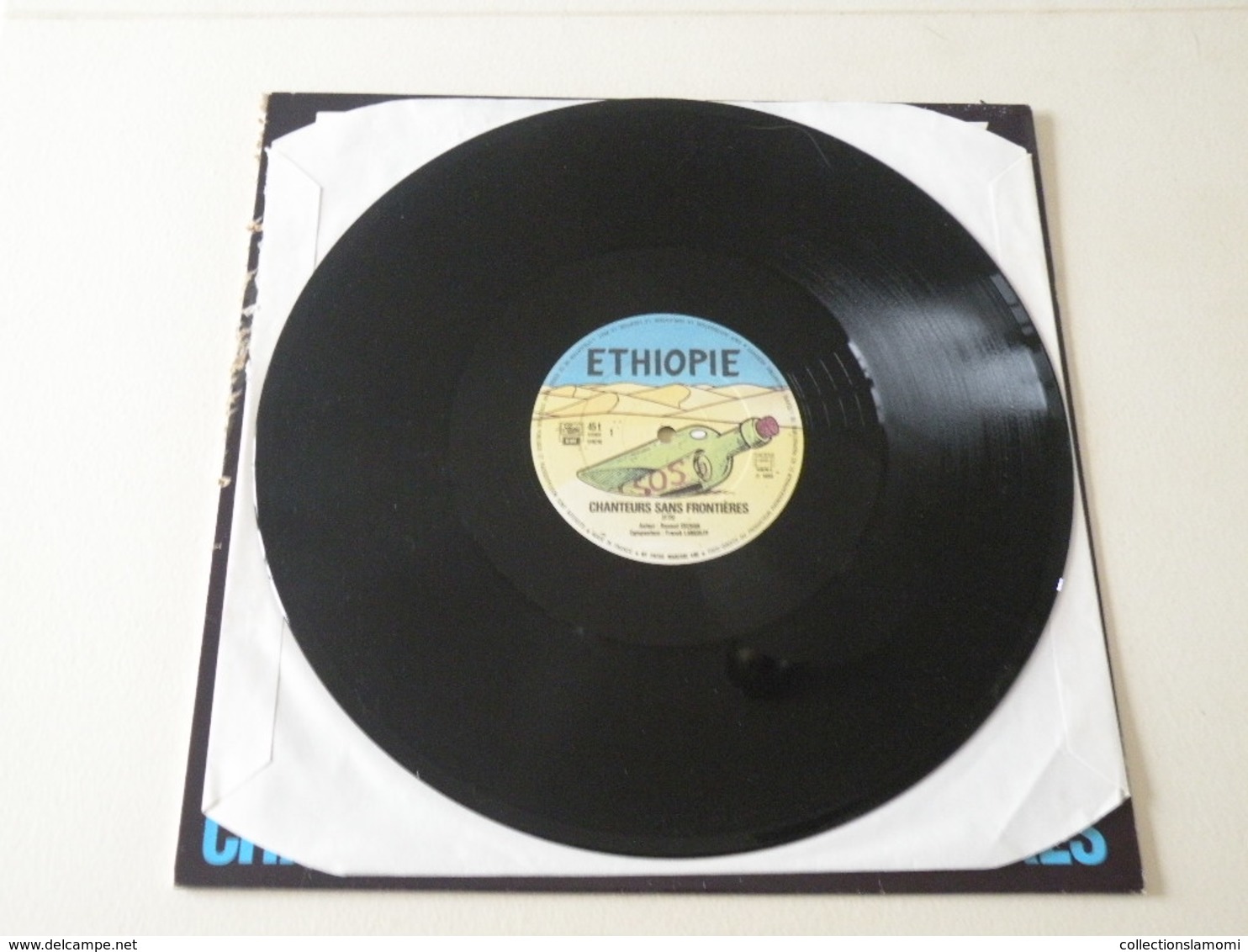 Éthiopie, Chanteurs Sans Frontières -(Titres Sur Photos)- Vinyle 45 T Maxi Single - 45 T - Maxi-Single