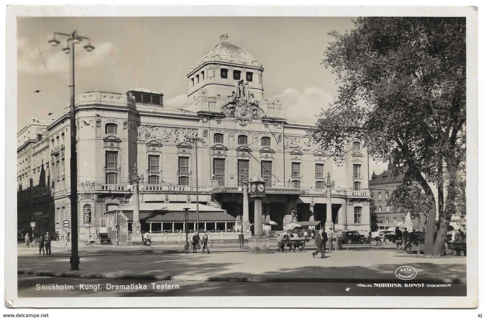 Stockholm Kungl Dramatiska Teatern Real Photo - 1949 - Nordist Konst - Sweden