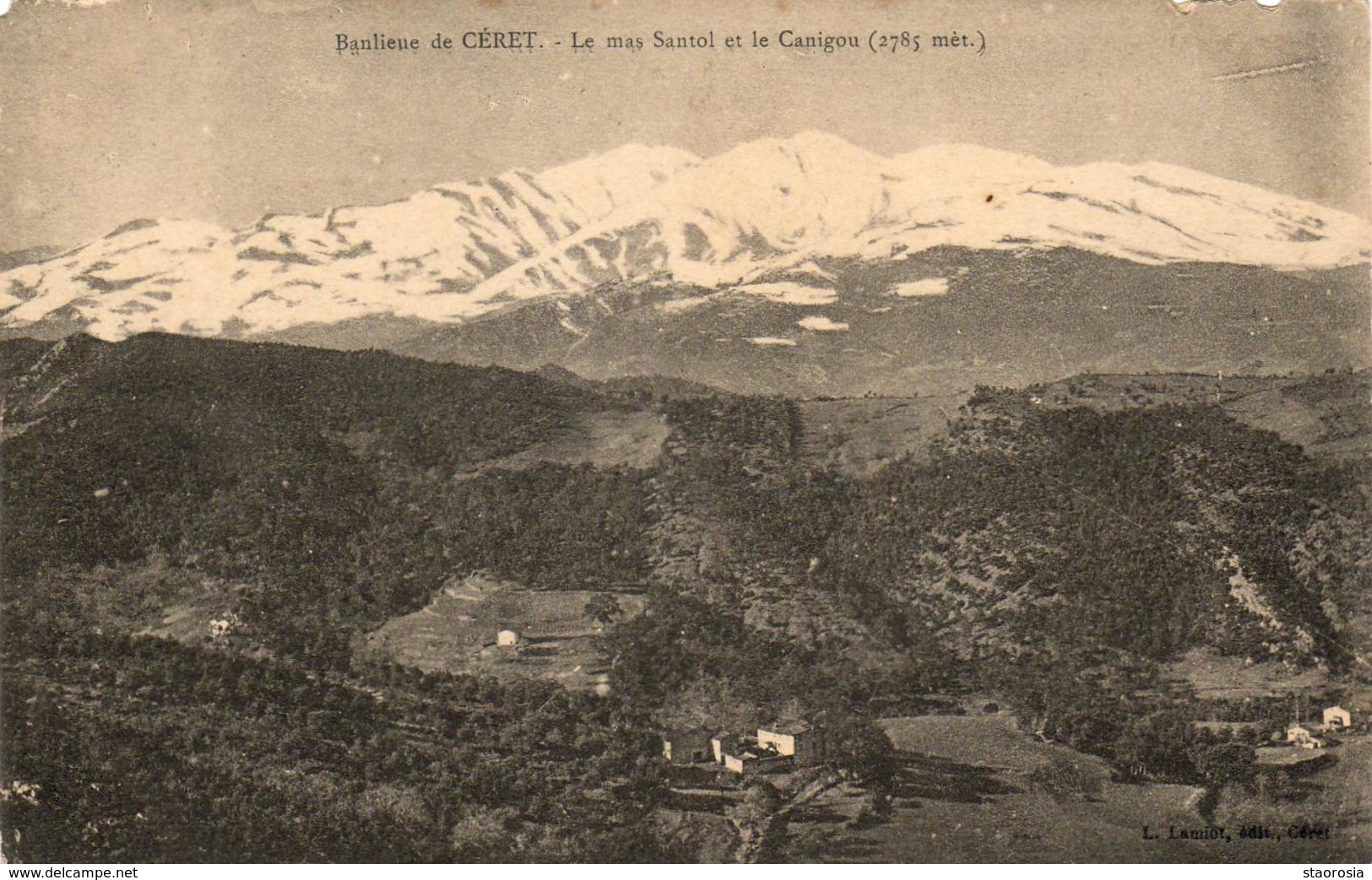 D66  CERET  Le Mas Santol Et Le Canigou - Ceret