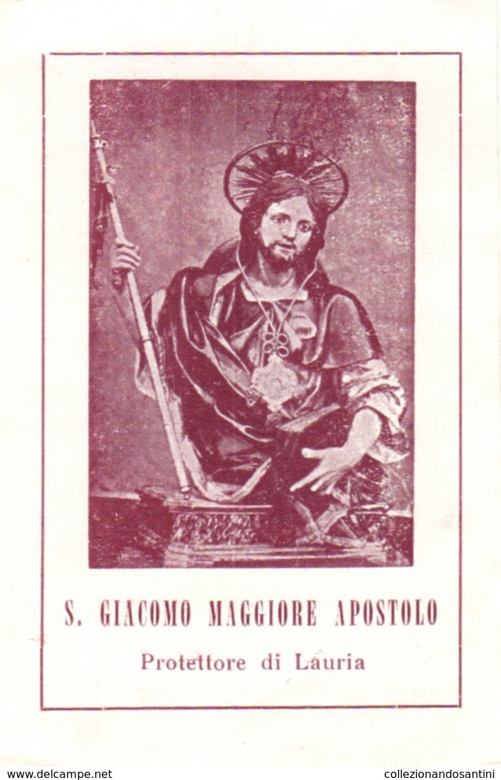 Santino Antico San Giacomo Maggiore Da Lauria (potenza) - Religione & Esoterismo