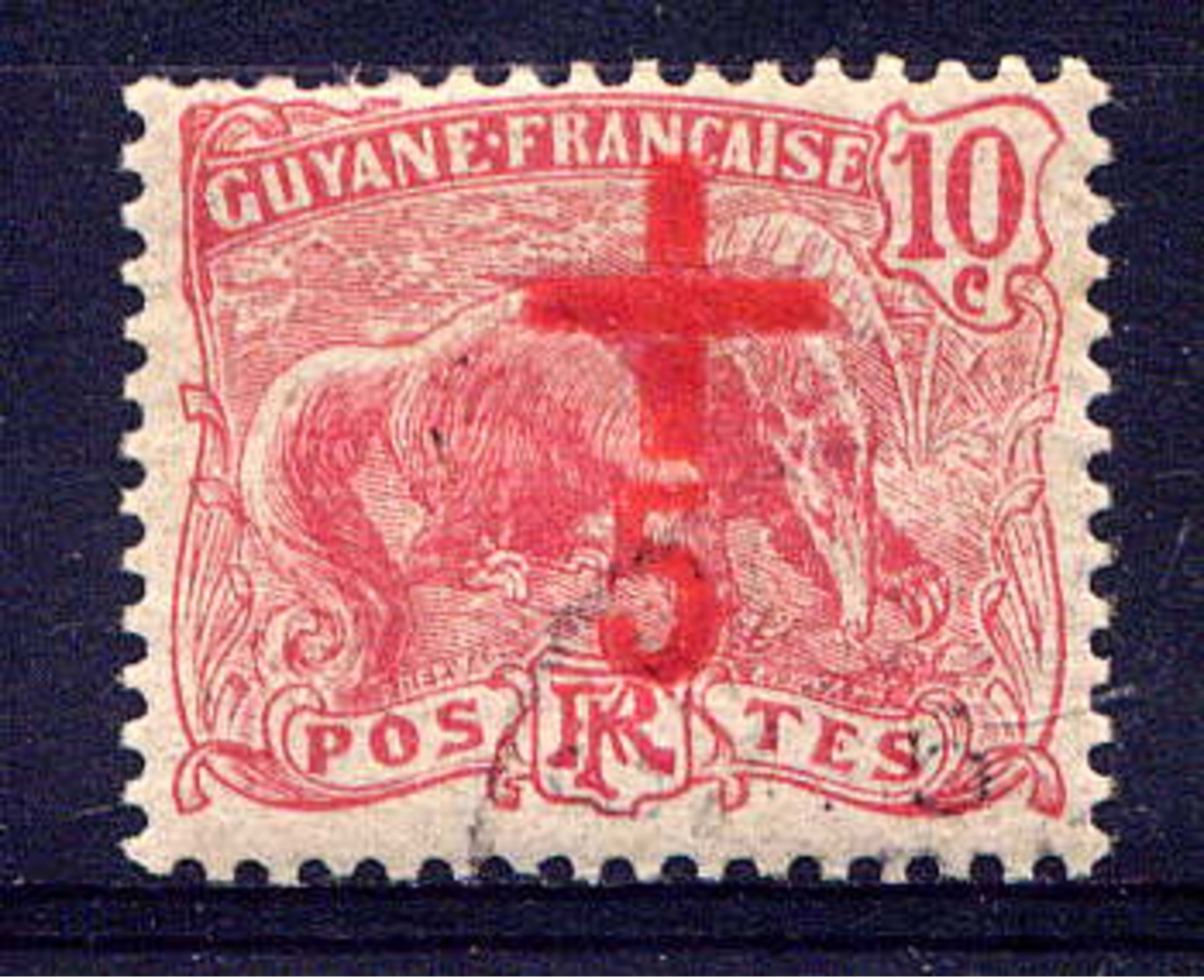 GUYANE - 73° - LAVEUR D'OR / CROIX ROUGE - Used Stamps