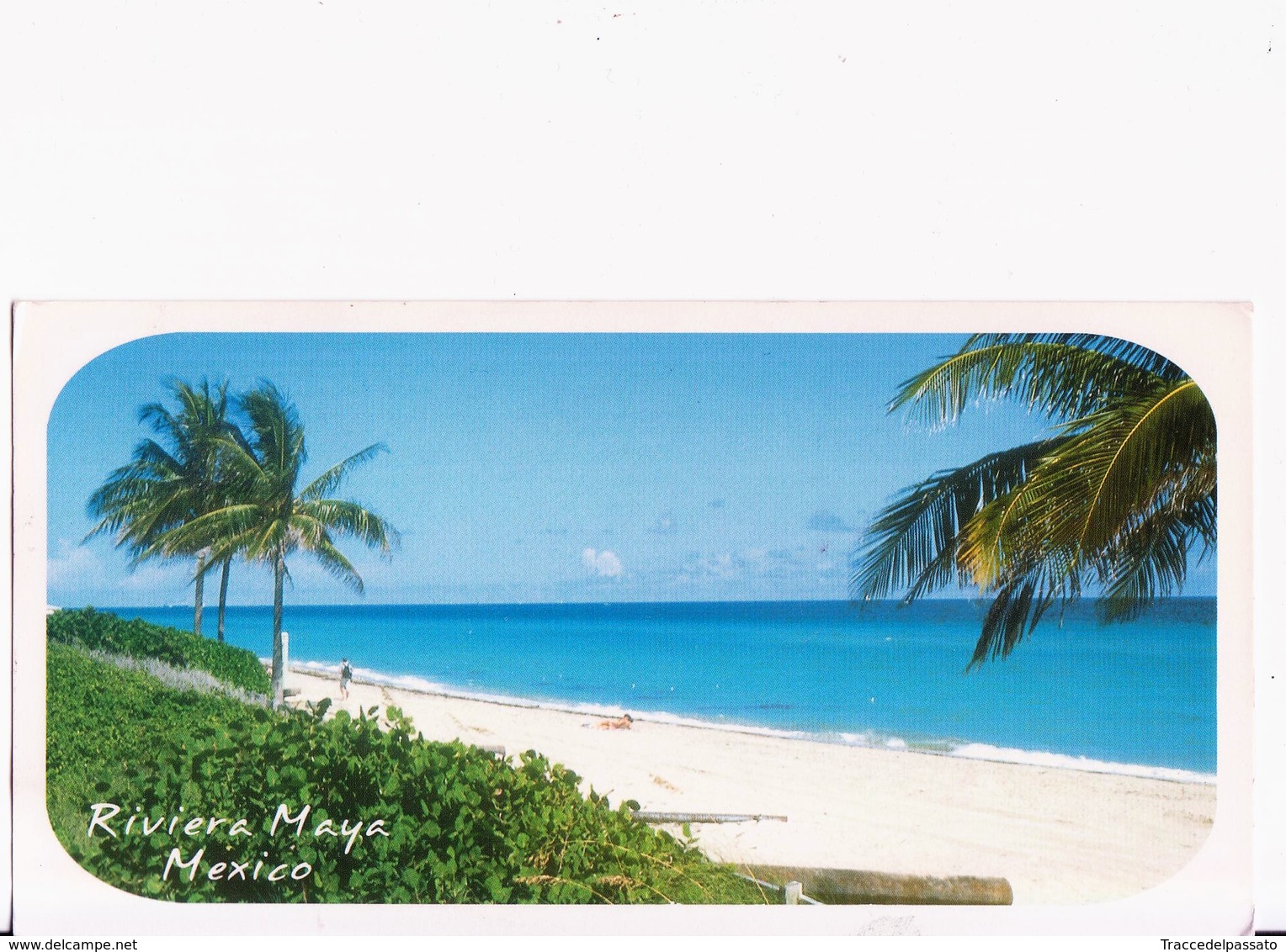 POSTCARD MEXICO With Stamp - CARTOLINA MESSICO - RIVIERA MAYA - FRANCOBOLLO - 9X18 - Messico