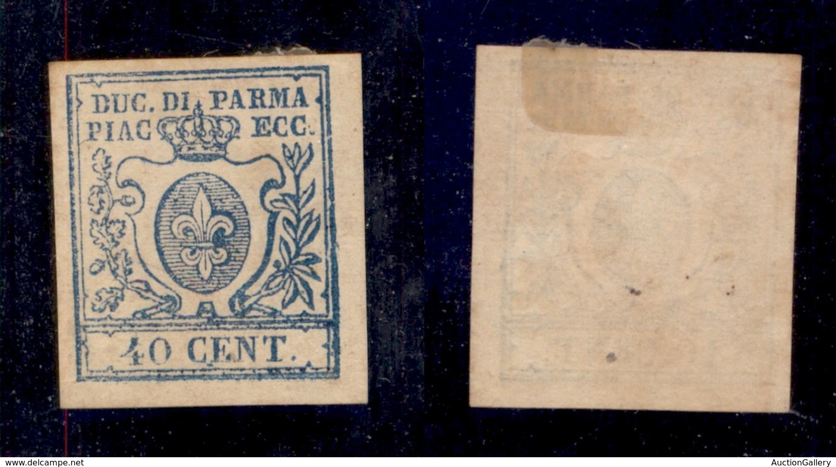 ANTICHI STATI - PARMA - 1857 - 40 Cent (11) - Senza Gomma - Andere & Zonder Classificatie