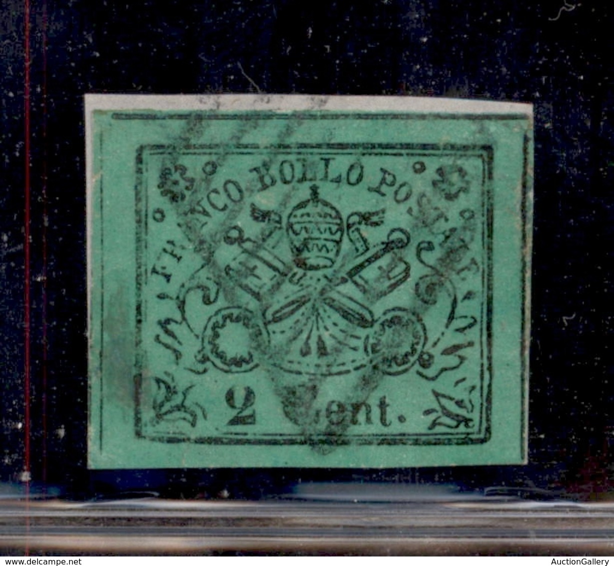 ANTICHI STATI - PONTIFICIO - 1867 - 2 Cent (13) Usato Su Frammento (725) - Other & Unclassified