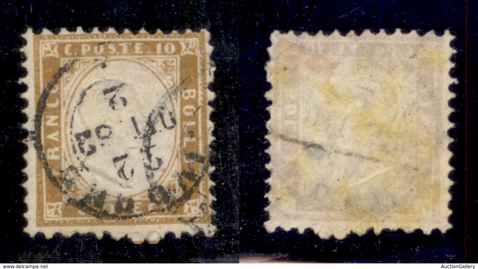 REGNO D'ITALIA - 1862 - 10 Cent (1) Usato (700) - Autres & Non Classés