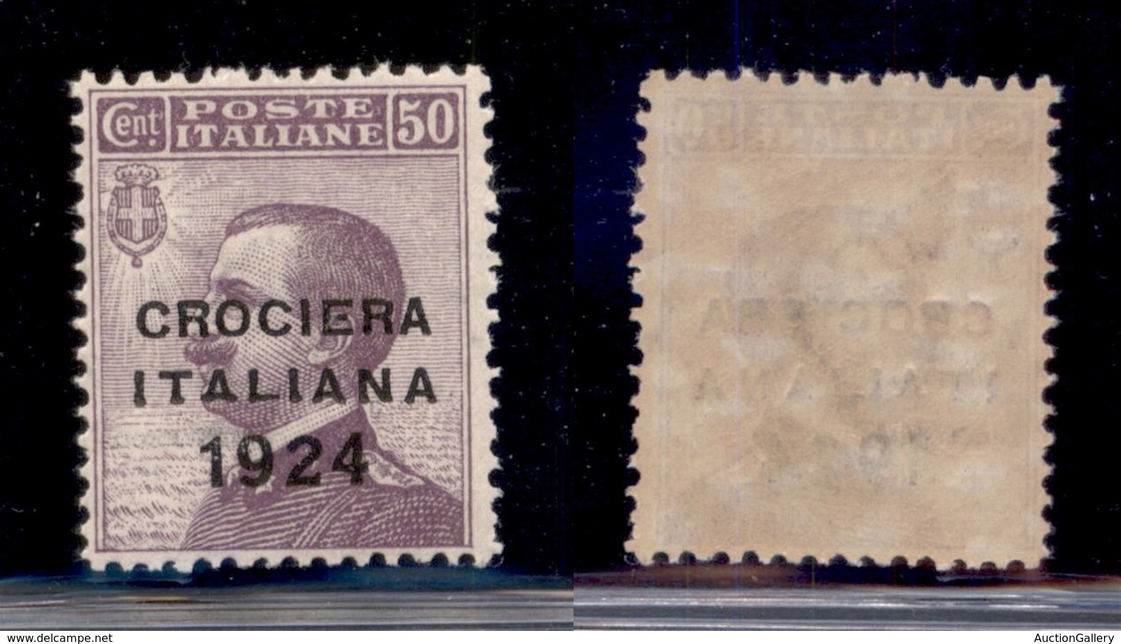 REGNO D'ITALIA - 1924 - 50 Cent Crociera (164e) - A Diversa - Gomma Integra - Sottoquotato - Andere & Zonder Classificatie