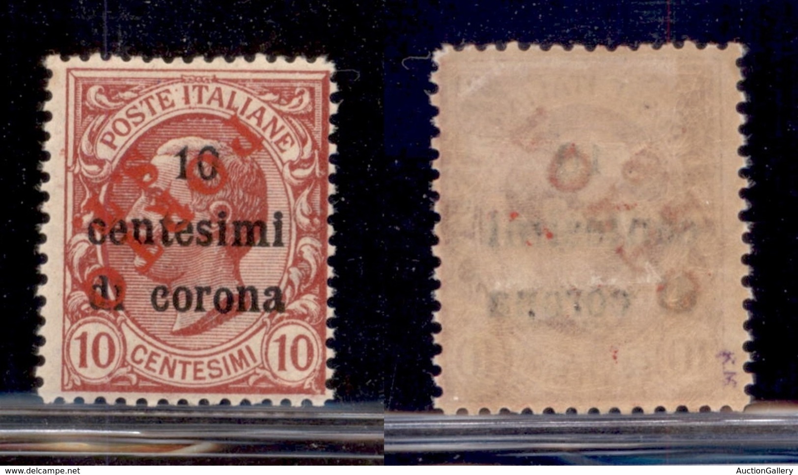 OCCUPAZIONI - BOLZANO 3 - 1919 - Porto S.T. Su 10 Cent Su 10 (136a) Con Soprastampa Capovolta - Gomma Originale (50) - Other & Unclassified