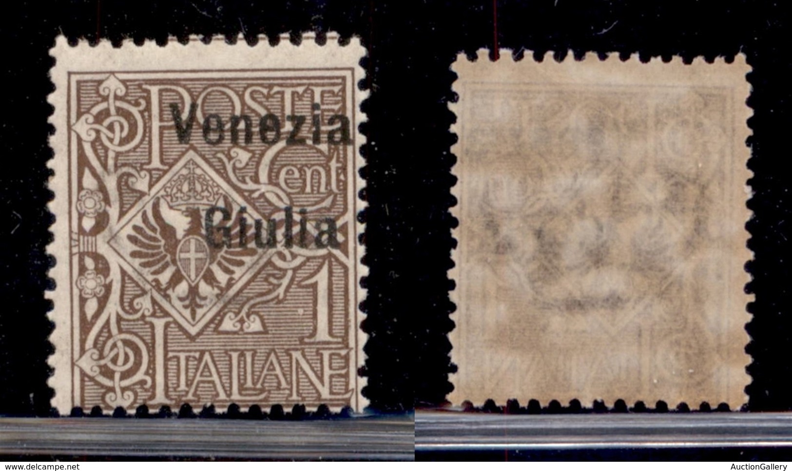 OCCUPAZIONI - VENEZIA GIULIA - 1918 - 1 Cent (19eao) Con Soprastampa A Destra In Alto (varietà Eabd) - Gomma Integra - N - Other & Unclassified