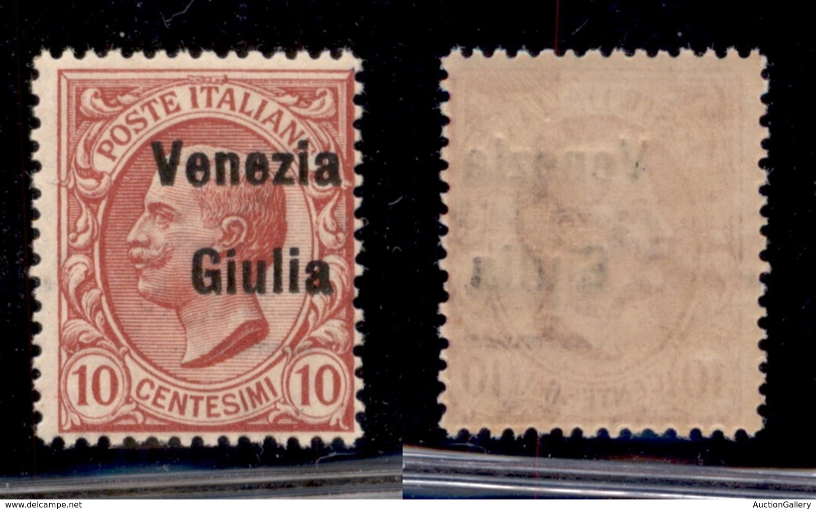 OCCUPAZIONI - VENEZIA GIULIA - 1918 - 10 Cent (22eao) Con Soprastampa A Destra - Gomma Integra (120) - Autres & Non Classés