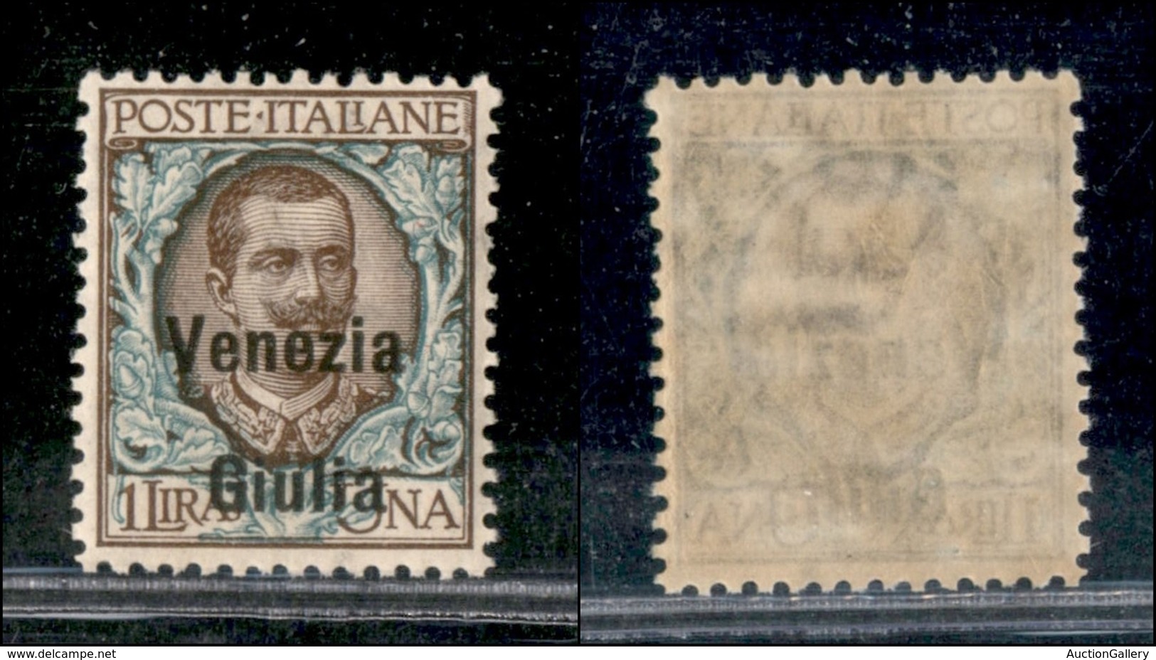 OCCUPAZIONI - VENEZIA GIULIA - 1918 - 1 Lira (29ea) Con Soprastampa In Basso - Gomma Integra - Ottimamente Centrato - Mo - Autres & Non Classés