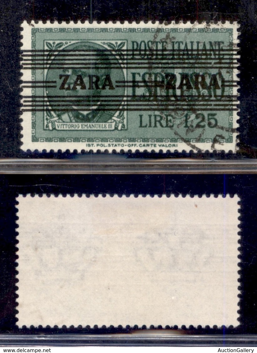OCCUPAZIONI - ZARA - 1943 - Espressi - 1,25 Lire (3 - Terzo Tipo) Usato - A Diverse (500) - Autres & Non Classés