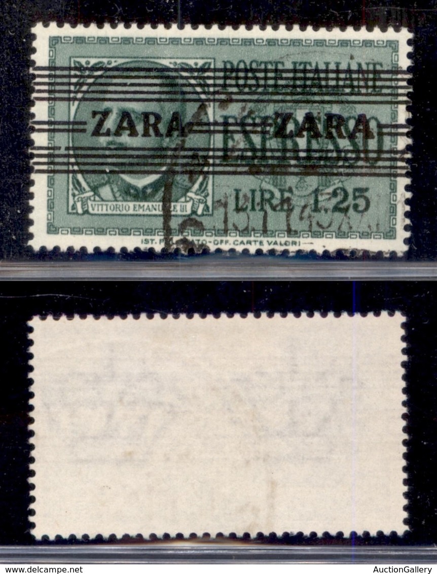 OCCUPAZIONI - ZARA - 1943 - Espressi - 1,25 Lire (3 - Quinto Tipo) Usato - Seconda A Stretta (500) - Autres & Non Classés