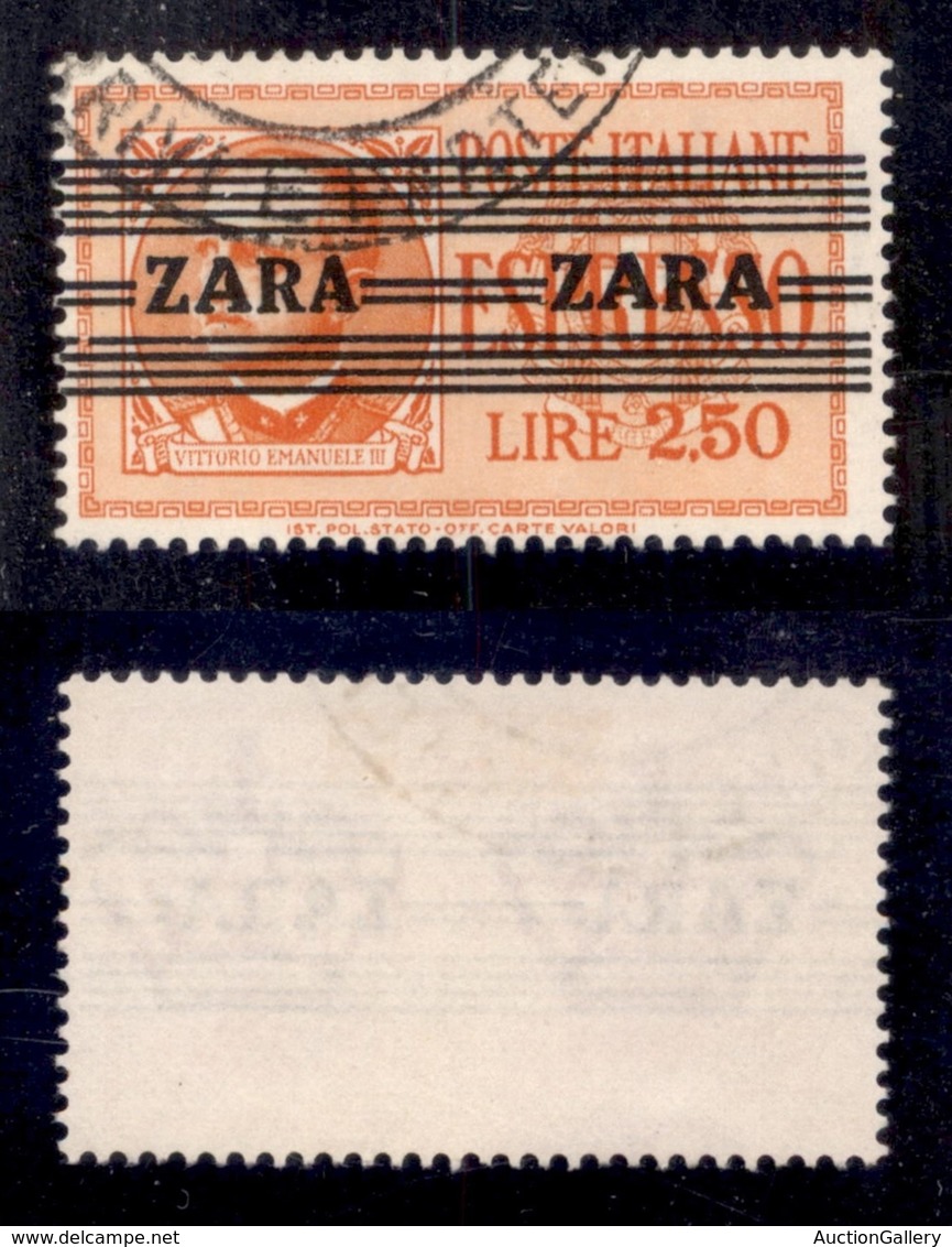 OCCUPAZIONI - ZARA - 1943 - Espressi - 2,50 Lire (4 - Quinto Tipo) Usato - Seconda A Stretta (5.000) - Other & Unclassified