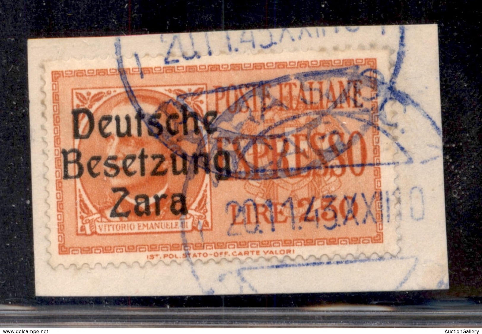OCCUPAZIONI - ZARA - 1943 - Espressi - 2,50 Lire (2) Usato Su Frammento (275+) - Sonstige & Ohne Zuordnung