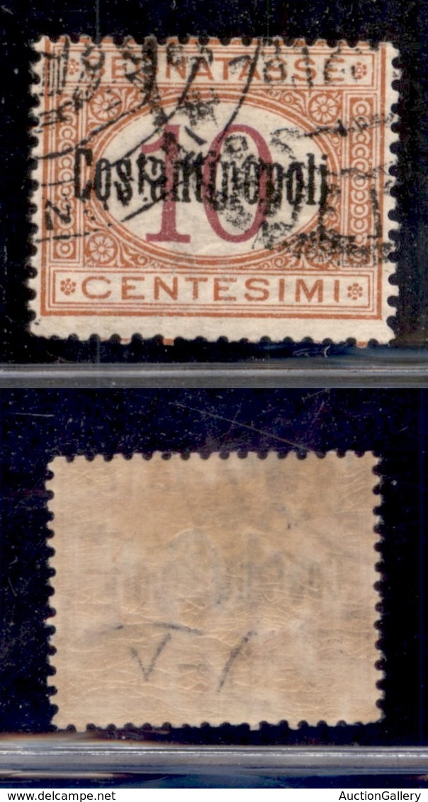 LEVANTE - COSTANTINOPOLI - 1922 - Segnatasse - 10 Cent (1) Usato (140) - Autres & Non Classés