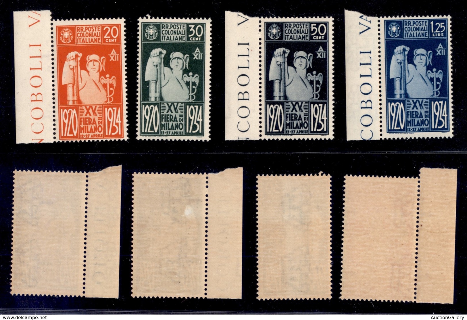 COLONIE - EMISSIONI GENERALI - 1934 - Fiera Di Milano (42/45) - Serie Completa - Gomma Integra (35) - Autres & Non Classés