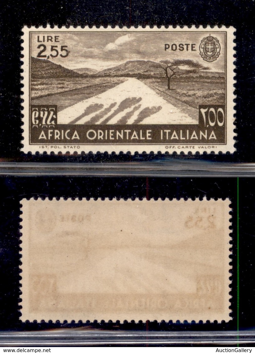 COLONIE - AFRICA ORIENTALE - 1938 - 2,55 Lire (16) - Ottimamente Centrato - Gomma Integra (75) - Autres & Non Classés