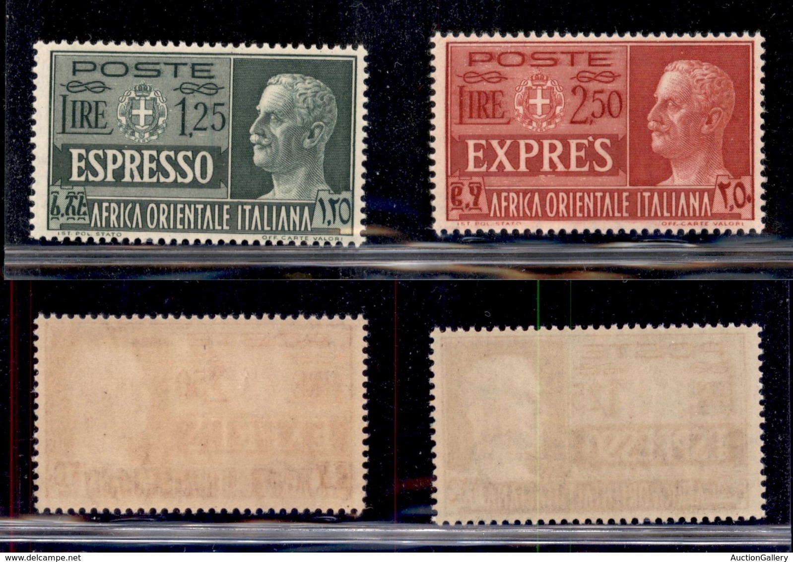 COLONIE - AFRICA ORIENTALE - 1938 - Espressi (1/2) - Ottimamente Centrati - Gomma Integra (125) - Other & Unclassified