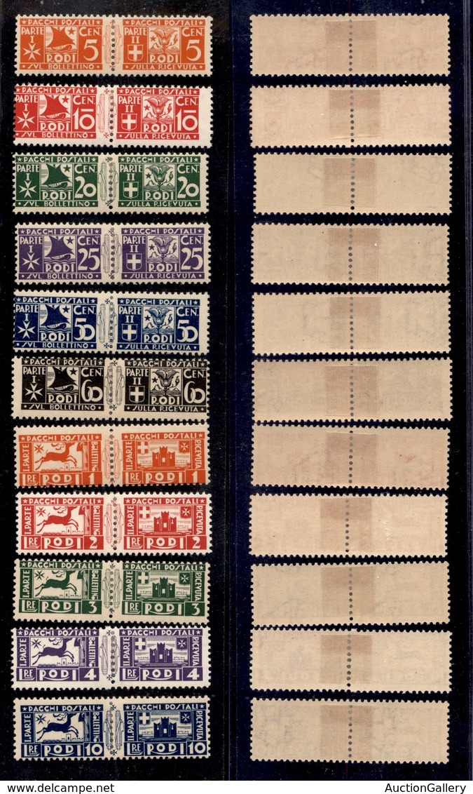 COLONIE - EGEO - 1934 - Pacchi Postali (1/11) - Serie Completa - Gomma Originale (160) - Other & Unclassified