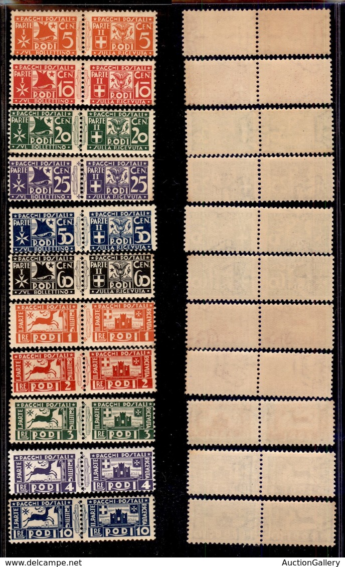 COLONIE - EGEO - 1934 - Pacchi Postali (1/11) - Serie Completa - Gomma Integra (400) - Other & Unclassified