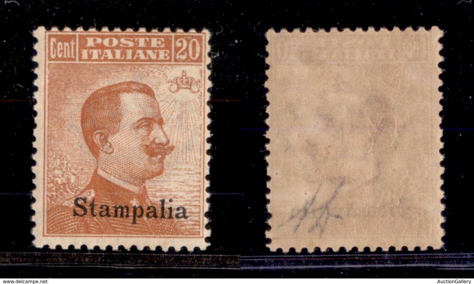 COLONIE - STAMPALIA - 1912 - 20 Cent (11) - Gomma Originale (90) - Andere & Zonder Classificatie