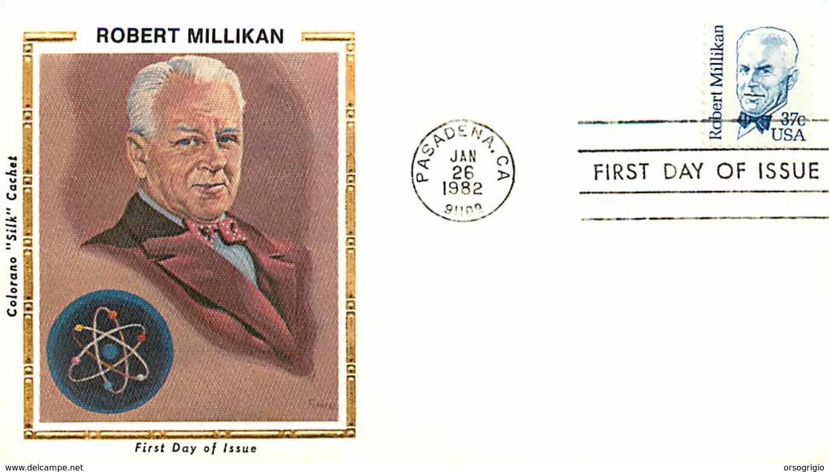 USA - FDC 1982 -  PASADENA - ROBERT  MILLIKAN - 1981-1990